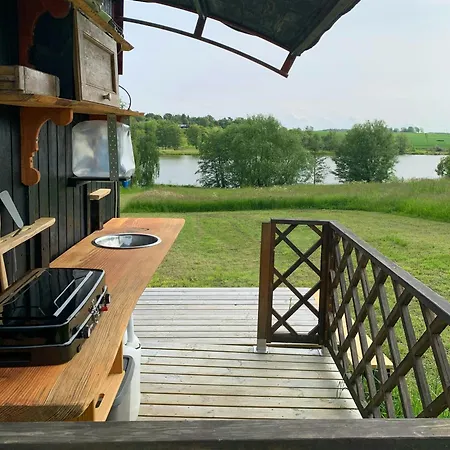 Wagon With View Over Ollerup